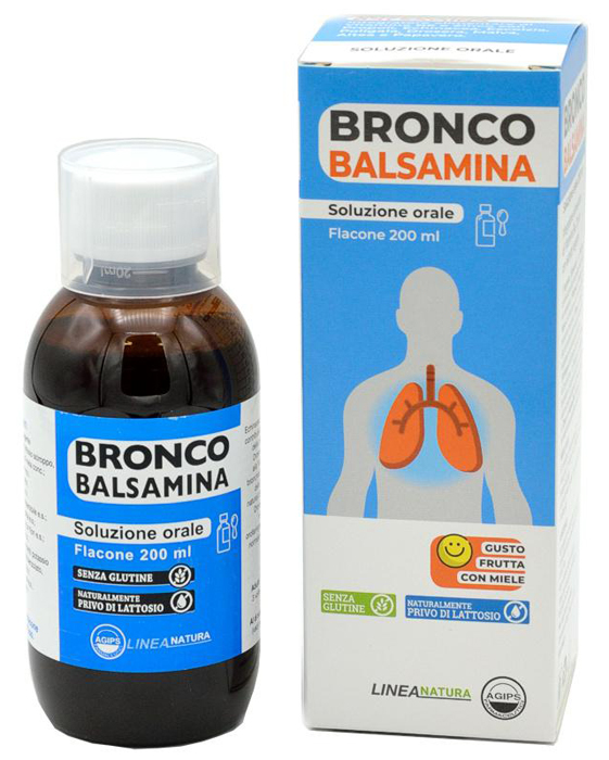 BRONCOBALSAMINA SOLUZIONE ORALE 200 ML GUSTO FRUTTA CON MIELE - UniversoFarmacie.it
