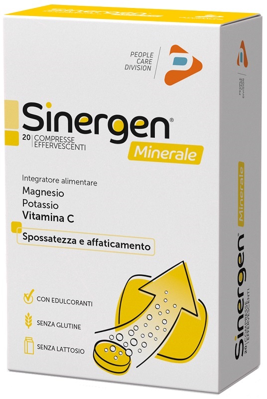 SINERGEN MINERALE LIMONE 20 COMPRESSE EFFERVESCENTI - UniversoFarmacie.it