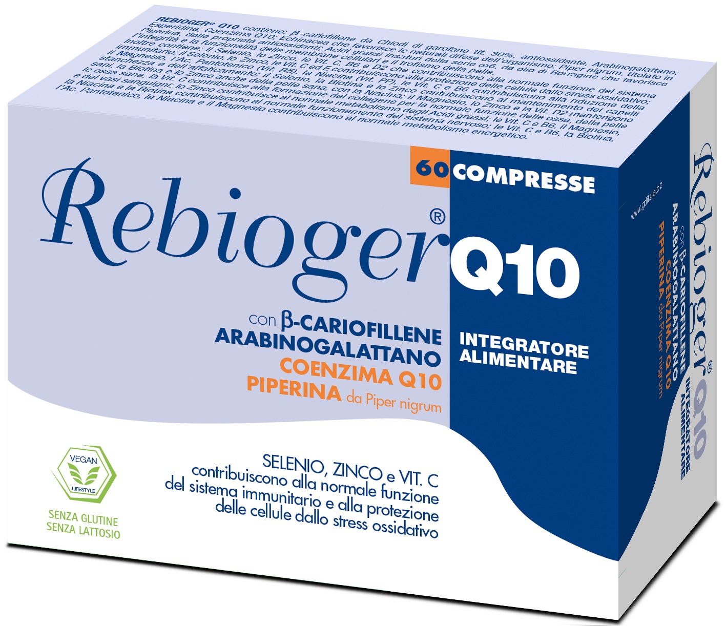 REBIOGER Q10 60 COMPRESSE - UniversoFarmacie.it
