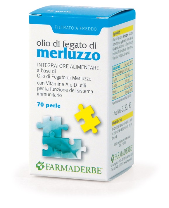 OLIO DI FEGATO DI MERLUZZO 200 PERLE - UniversoFarmacie.it