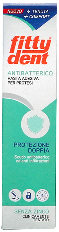FITTYDENT ANTIBATTERICO PASTA ADESIVA DENTIERA NUOVA FORMULA40 G - UniversoFarmacie.it