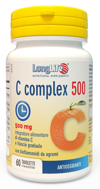 LONGLIFE C COMPLEX 500 TIME RELEASED 60 TAVOLETTE - UniversoFarmacie.it