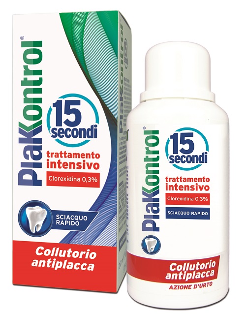 PLAKKONTROL 15 SECONDI COLLUTORIO 250 ML - UniversoFarmacie.it