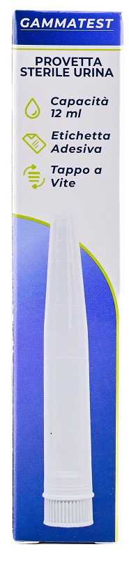 PROVETTA STERILE PER URINA 12ML GAMMADIS - UniversoFarmacie.it