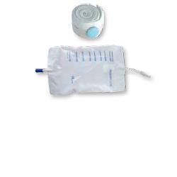 SACCA RACCOGLI URINA DA GAMBA PER INCONTINENZA IN PVC 750 ML TUBO RACCORDO DIRITTO 10 CM+RUBINETTO SCARICO+VALVOLA ANTIREFLUSSO+2 FASCE A BOTTONI 10 PEZZI - UniversoFarmacie.it