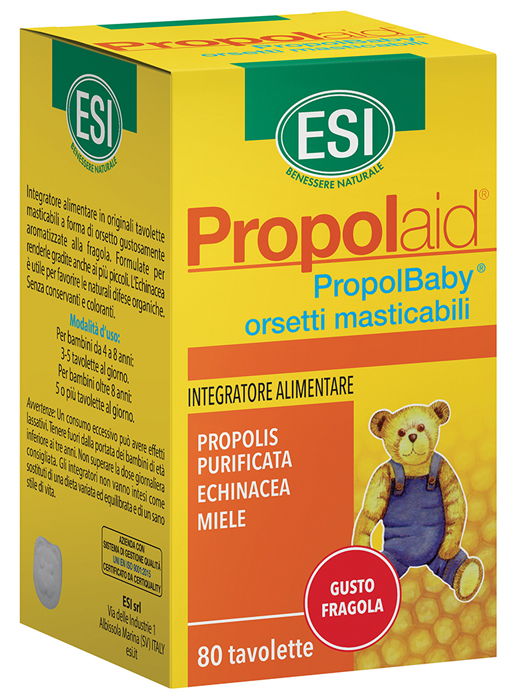 ESI PROPOLAID ORSETTI JUNIOR 80 TAVOLETTE - UniversoFarmacie.it