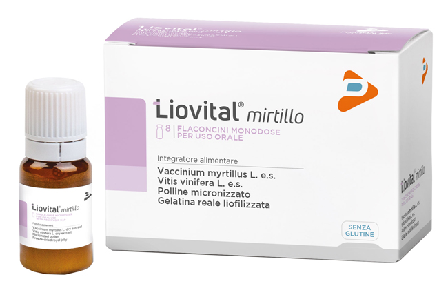 LIOVITAL MIRTILLO 8 FLACONCINI 10 ML - UniversoFarmacie.it