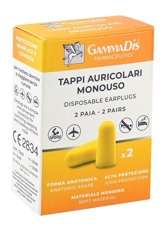 TAPPO AURICOLARE EAR GOMMAPIUMA 4 PEZZI GAMMADIS - UniversoFarmacie.it