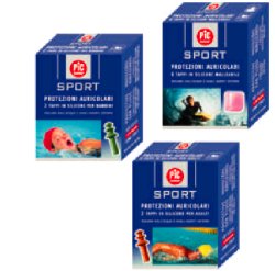TAPPO AURICOLARE IN SILICONE PIC SPORT PER ADULTI 2 PEZZI - UniversoFarmacie.it