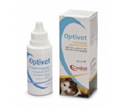 OPTIVET DETERGENTE PER OCCHI PER CANI E GATTI FLACONE 50 ML - UniversoFarmacie.it