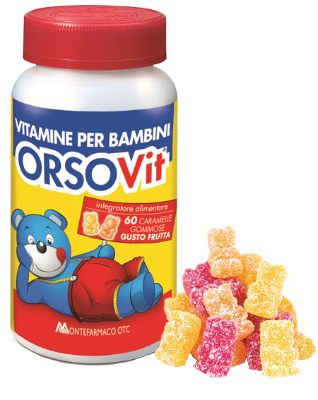 ORSOVIT CARAMELLE GOMMOSE VITAMINA BB SENZA GLUTINE 60 PEZZI - UniversoFarmacie.it