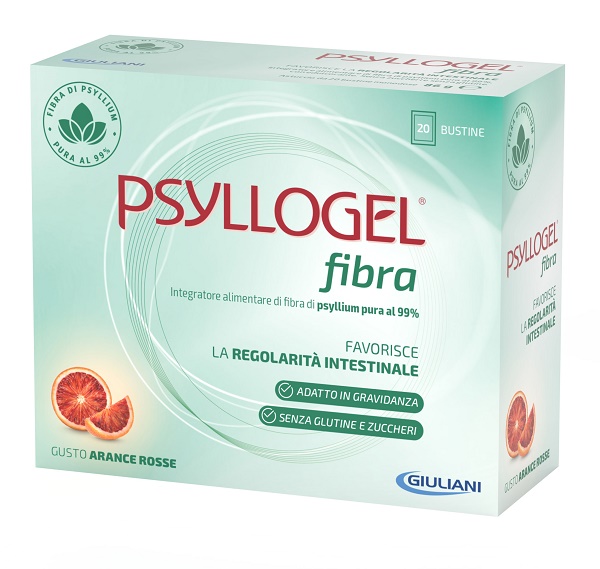 PSYLLOGEL FIBRA ARANCE ROSSE 20 BUSTINE - UniversoFarmacie.it