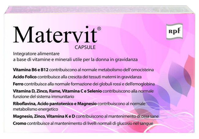 MATERVIT 30 CAPSULE - UniversoFarmacie.it
