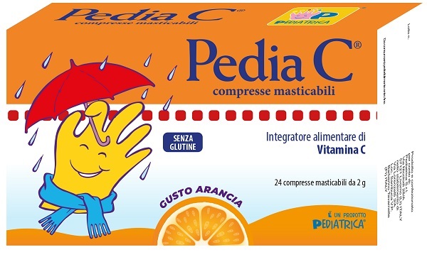 PEDIA C ARANCIA 24 COMPRESSE MASTICABILI - UniversoFarmacie.it