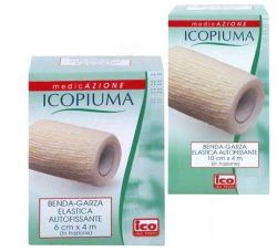 ICOPIUMA BENDA GARZA ELASTICA AUTOFISSANTE CM6X4MT 1 PEZZO - UniversoFarmacie.it
