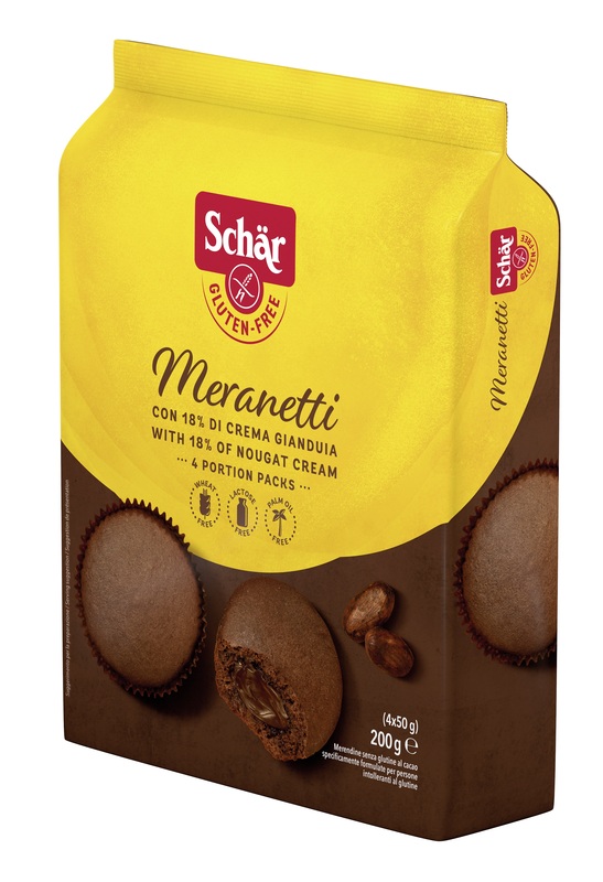 SCHAR MERANETTI CON CREMA GIANDUIA 4 PEZZI DA 50 G - UniversoFarmacie.it