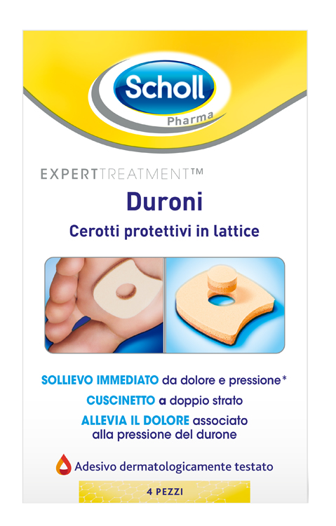CEROTTO PROTETTIVO PER DURONI SCHOLL IN LATTICE 4 PEZZI - UniversoFarmacie.it