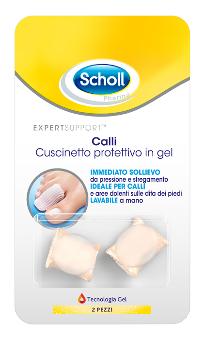 CUSCINETTI PROTETTIVI PER PIEDI CALLI SCHOLL GELACTIV 2 PEZZI - UniversoFarmacie.it