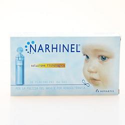 SOLUZIONE FISIOLOGICA PER ASPIRATORE NASALE NARHINEL 20 FIALE DA 5ML - UniversoFarmacie.it