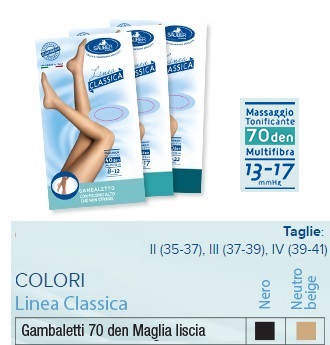 SAUBER GAMBALETTO 70 MAGLIA LISCIA NEUTRO BEIGE 3 LINEA CLASSICA - UniversoFarmacie.it