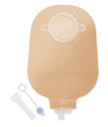 SACCA PER UROSTOMIA DANSAC NOVA 2 ANATOMICA TRASPARENTE MIDI CON RUBINETTO DI CHIUSURA DI SICUREZZA 55MM 10 PEZZI + 1 ADATTATORE E 10 TAPPINI ESTERNI - UniversoFarmacie.it
