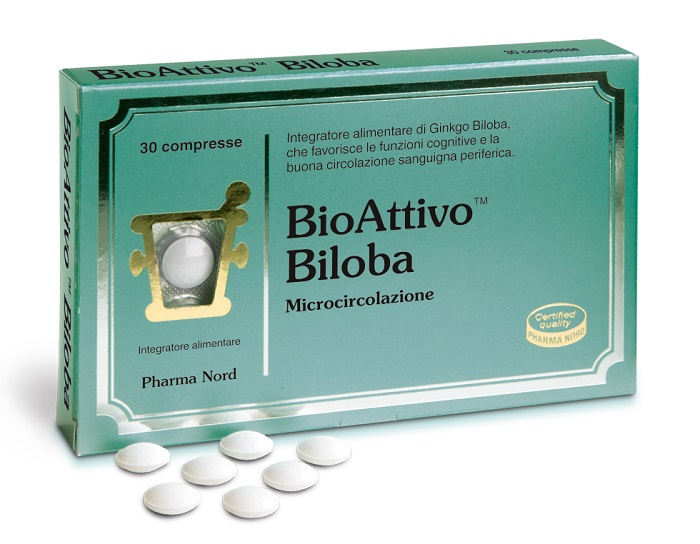BIOATTIVO BILOBA 30 COMPRESSE - UniversoFarmacie.it