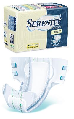 PANNOLONE PER INCONTINENZA A MUTANDINA SERENITY CLASSIC FORMATO SUPER TAGLIA LARGE 30 PEZZI - UniversoFarmacie.it