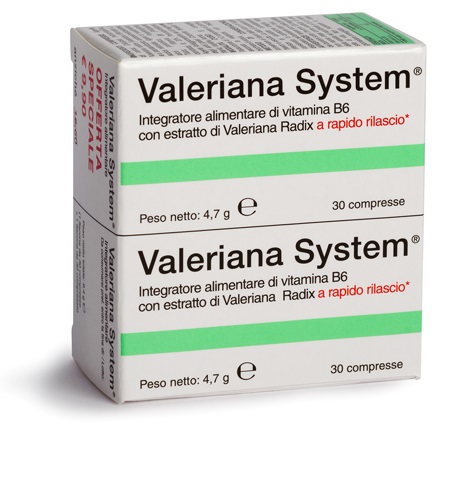 VALERIANA SYSTEM 30 COMPRESSE + 30 COMPRESSE - UniversoFarmacie.it