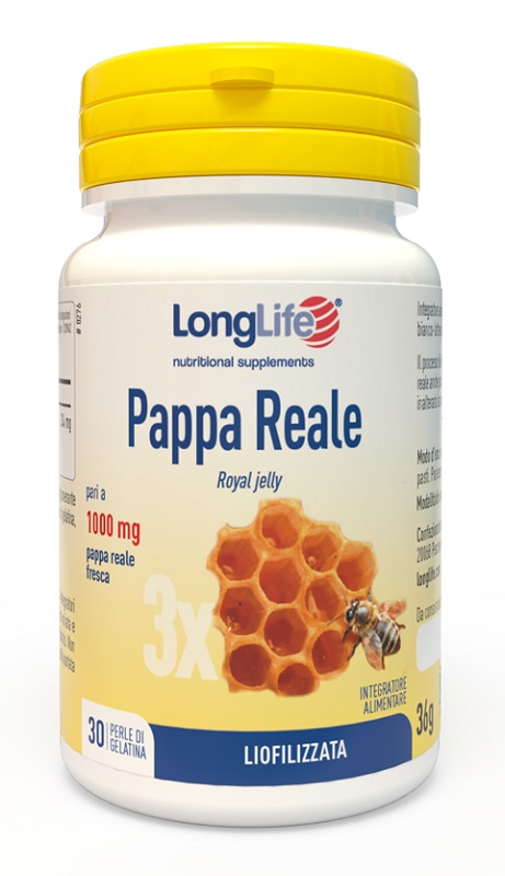 LONGLIFE PAPPA REALE 30 PERLE IN GELATINA - UniversoFarmacie.it