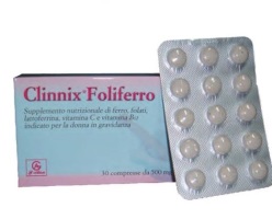 CLINNIX FOLIFERRO 30 COMPRESSE - UniversoFarmacie.it