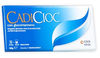 CADICIOC TAVOLETTA LATTE CON GLUCOMANNANO 100 G - UniversoFarmacie.it