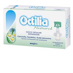 OCTILIA NATURAL GOCCE OCCHI IRRITATI E ARROSSATI 10 FLACONCINI MONODOSE 0,5 ML - UniversoFarmacie.it