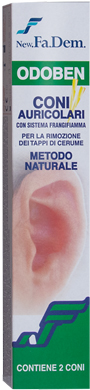 ODOBEN CONO PER PULIZIA AURICOLARE 2 PEZZI - UniversoFarmacie.it