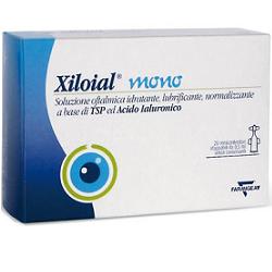 SOLUZIONE OFTALMICA IDRATANTE LUBRIFICANTE XILOIAL 20 MONODOSE DA 0,5ML - UniversoFarmacie.it
