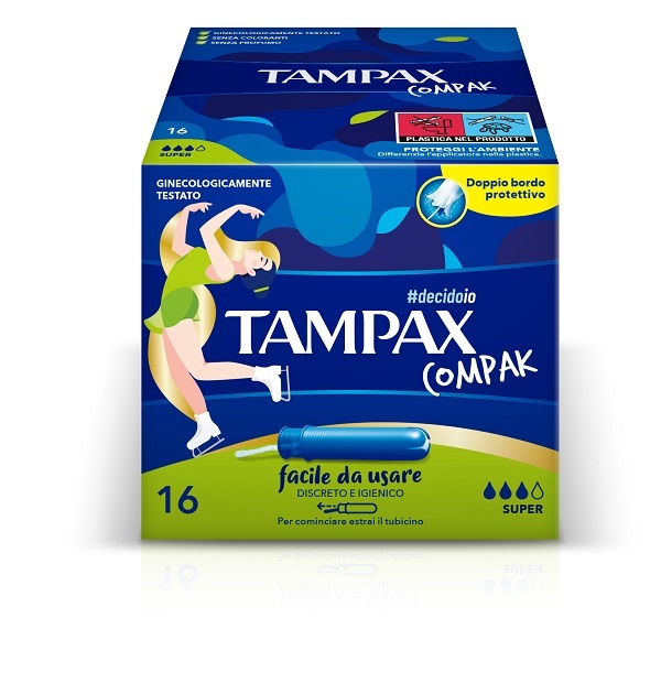 TAMPAX COMPAK SUPER 16 PEZZI - UniversoFarmacie.it
