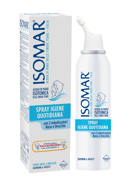 SOLUZIONE ACQUA DI MARE ISOMAR SPRAY IGIENE QUOTIDIANA 100 ML - UniversoFarmacie.it