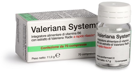 VALERIANA SYSTEM 70 COMPRESSE - UniversoFarmacie.it
