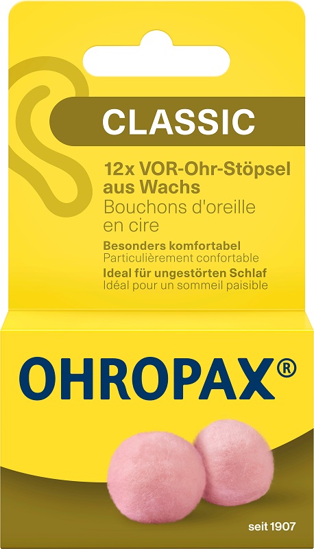 OHROPAX TAPPI AURICOLARI CERA 12 PEZZI - UniversoFarmacie.it