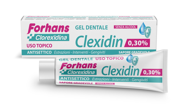 FORHANS CLEXIDIN COLLUTORIO IN GEL ALLA CLOREXIDINA 0,30% 30 - UniversoFarmacie.it
