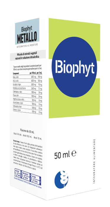 BIOPHYT METALLO 50 ML SOLUZIONE IDROALCOLICA - UniversoFarmacie.it