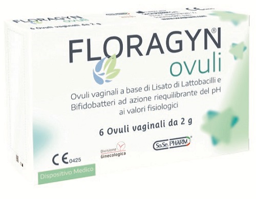 OVULI VAGINALI A BASE DI LATTOBACILLI LISATI FLORAGYN OVULI 2 G 6 PEZZI - UniversoFarmacie.it