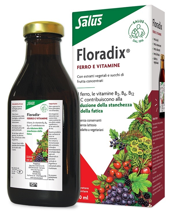 FLORADIX FERRO E VITAMINE 250 ML - UniversoFarmacie.it