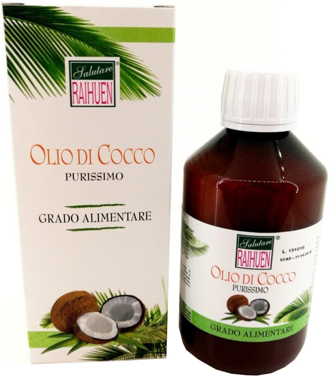 RAIHUEN OLIO COCCO GRADO ALIMENTARE 100 ML - UniversoFarmacie.it