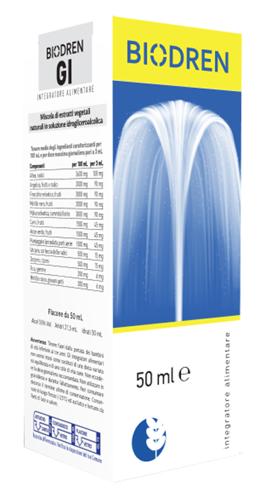 BIODREN GI SOLUZIONE IDROALCOLICA 50 ML - UniversoFarmacie.it