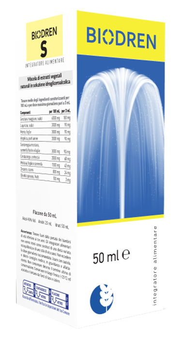 BIODREN S SOLUZIONE IDROALCOLICA 50 ML - UniversoFarmacie.it