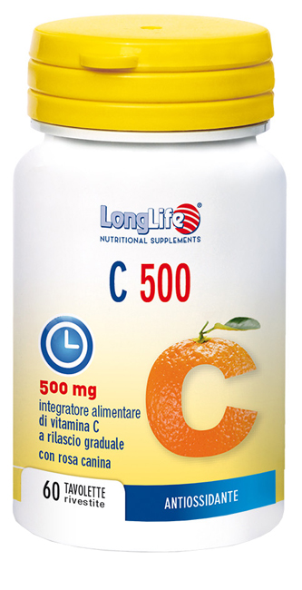 LONGLIFE C 500 T/R 60 TAVOLETTE RIVESTITE - UniversoFarmacie.it