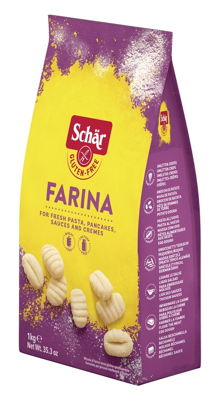SCHAR FARINA PER PASTA FRESCA PANCAKES SALSE E CREME 1 KG - UniversoFarmacie.it