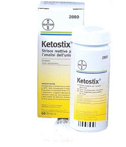 STRISCE MISURAZIONE CHETONURIA KETOSTIX 50 PEZZI - UniversoFarmacie.it
