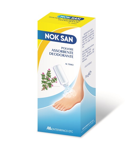 NOK SAN POLVERE ASSORBENTE DEODORANTE 75 G - UniversoFarmacie.it