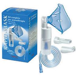 KIT COMPLETO PRONTEX RAPID MASK PER AEROSOLTERAPIA CON AMPOLLA PLASTICA +MASCHERA PER ADULTI +TUBO PRESSIONE +ACCESSORIO NASALE +BOCCHERUOLA - UniversoFarmacie.it